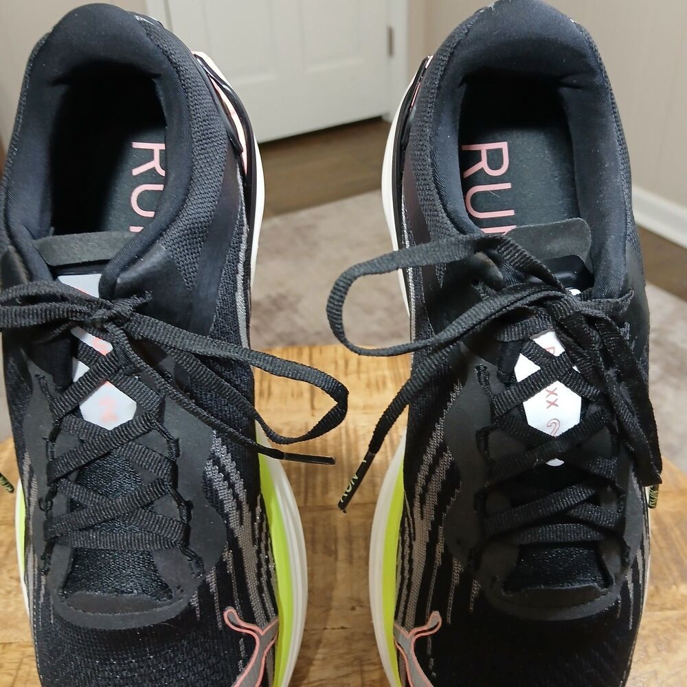 PUMA Run XX Nitro 2 Women's Running Shoes Black Koral Ice Pink Size 9.5 Athletic - Picture 5 of 16